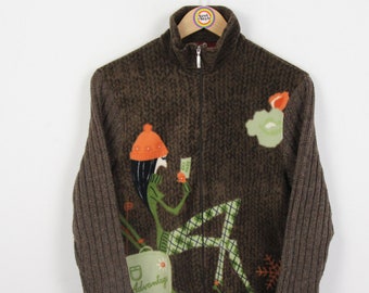 Vintage 90s fleece sweater size M (38, women&#39;s size)