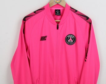 Vintage 90s Sportjacke M Nike Trainingsjacke Sportparka Saint Germain Paris