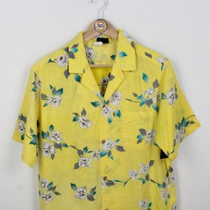 Vintage 90s Hawaii Kurzarm Hemd Shirt Size M Banana Bay Made in USA