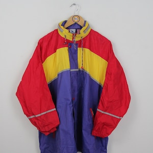 Vintage 90s rain jacket M Rodeo windbreaker