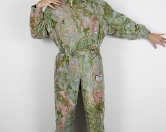 90年代レディーススキースーツ、ワンピーススキースーツ、80年代カラー