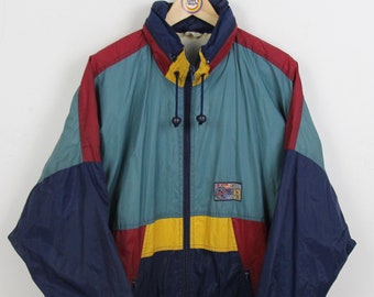 Vintage 90s Regenjacke M Pailon Windbreaker