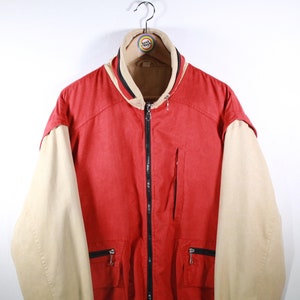Vintage 90s Velor Jacket Blouson Size XL-2XL Roger Kent