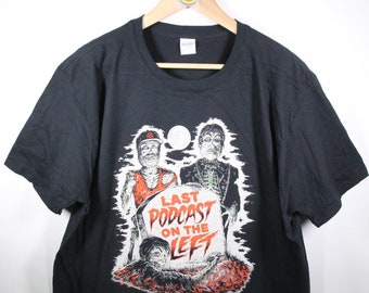 T-Shirt Last Podcast on the Left Sizes XL Zombie themed