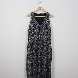 Vintage 80s 90s Dress Size L Glitter Party Dress