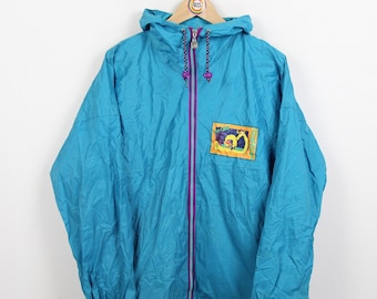 ビンテージ 90年代 レインジャケット M-L ウインドブレーカー