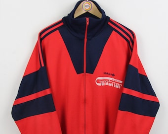 Giacca sportiva vintage anni '90 M Giacca da allenamento Adidas parka sportivo Münster