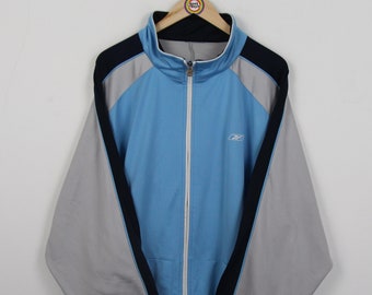 Vintage 90s Sportjacke 2XL Reebok Trainingsjacke Sportparka