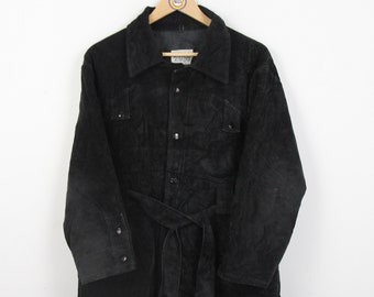 Vintage 90s JOSEPH HOMME Black Corduroy Jacket, Gothic