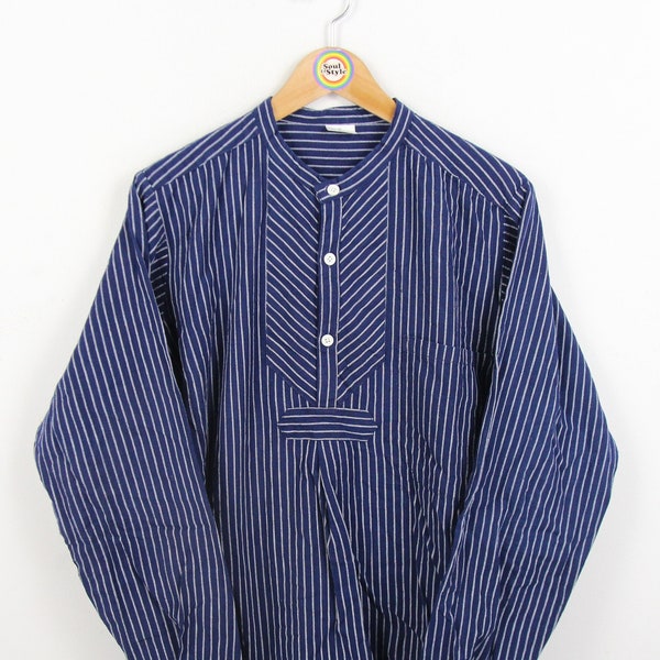 Vintage Fischerhemd Kittel Size M