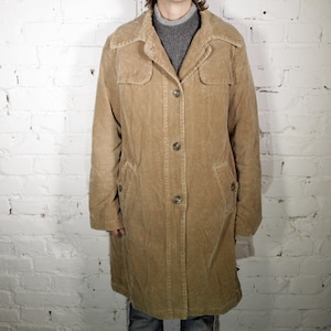 Vintage 80s 90s Corduroy Jacket Coat Size M (Women&#39;s Size) United Colors of Benetton