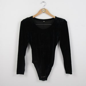 Vintage Body Lingerie Women's XL (44) Retro Velvet 80s Shoulder Pads