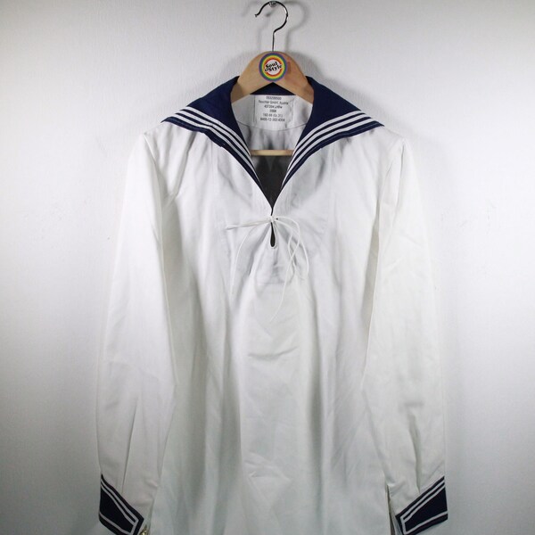 Vintage Sailor Shirt Fisherman's Shirt Coat Size S