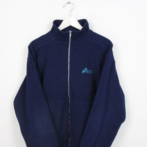 Vintage 90s fleece sweater size M-L asics