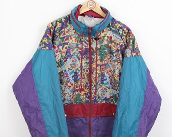 Vintage 90s Regenjacke L Marcel Clair Windbreaker