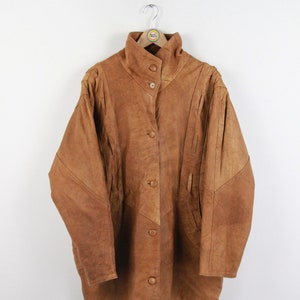Vintage 80s 90s Leather Jacket Size XL Alyssa Cuir