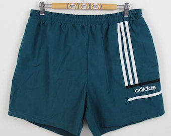 Vintage 90s Sportshorts Sporthose Badehose Size L Adidas