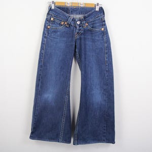 Vintage Levi&#39;s Denim Jeans 929 W26 L32 80s 90s Levi Strauss oldschool wide leg flare