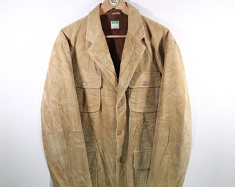 Vintage 90s Corduroy Jacket Corduroy Coat Size M-L (50) United Colors of Benetton