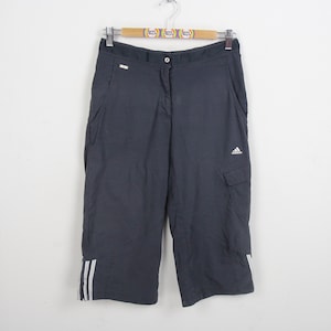 Short de sport vintage des années 90, pantalon de sport, short de bain, taille M (taille 36 femme), pantalon 3/4 Adidas, pantalon d&#39;extérieur