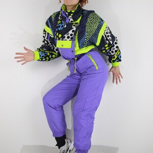 80s style ski suit cheap