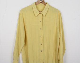 Vintage 90s blouse size L (40, women's size) long sleeves