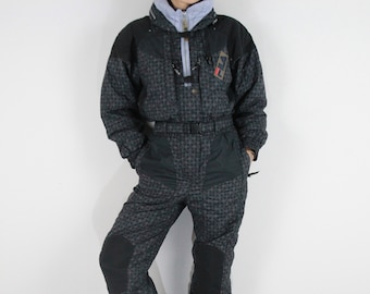 Vintage Retro 80s 90s Ski Suit Snowsuit Wear Jumpsuit Size XS-S (46) Fila Men's