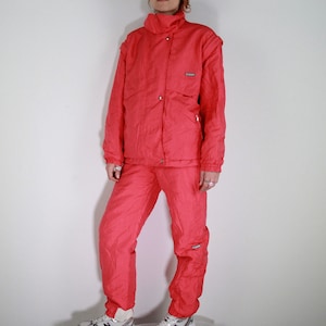 Vintage Retro 80s 90s Ski Suit Skisuit Snowsuit Wear Jumpsuit Size S-M (42 Women&#39;s Size) Colmar Women