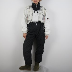 Vintage Retro 80s 90s Ski Suit Skisuit Snowsuit Wear Jumpsuit Size M (Women&#39;s Size) Active Swissdesign Women
