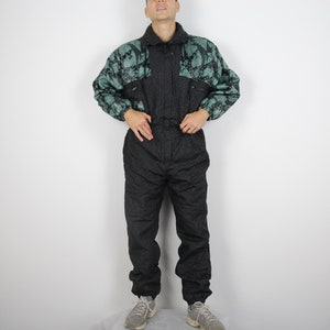 Vintage Retro Stratos 80s 90s Ski Suit Skisuit Snowsuit Wear Jumpsuit Size S-M Men