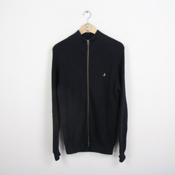 Vintage 80s Strickjacke Size M Fred Perry - image 1