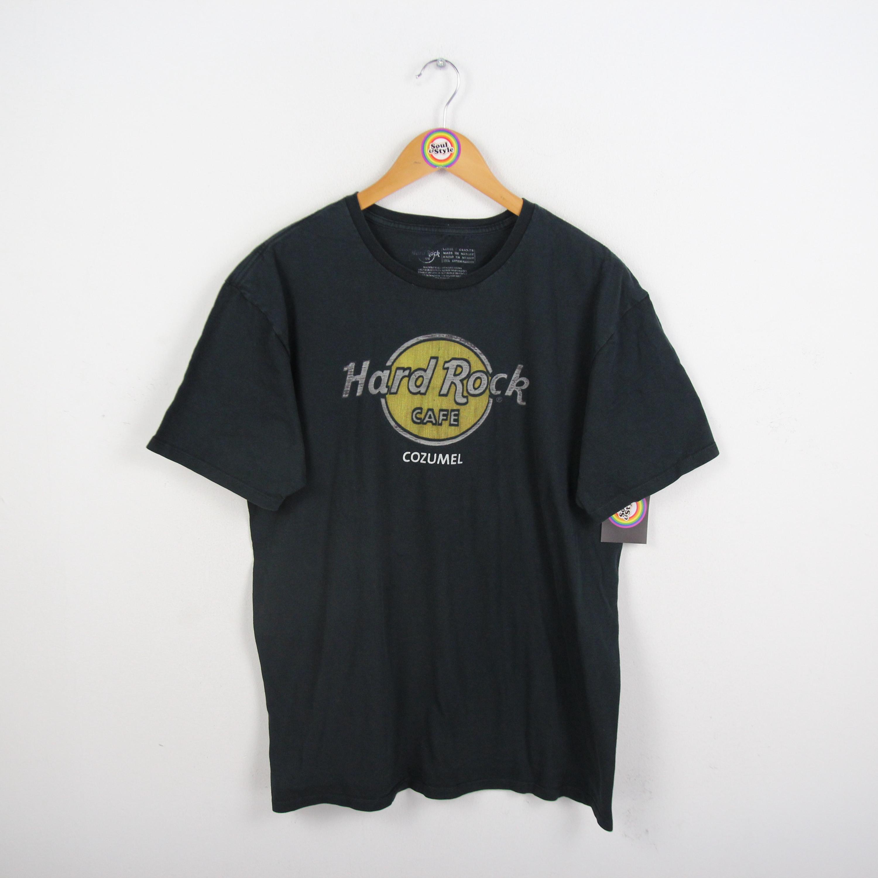 Vintage T-shirt Size L Hard Rock Cafe Cozumel - Etsy