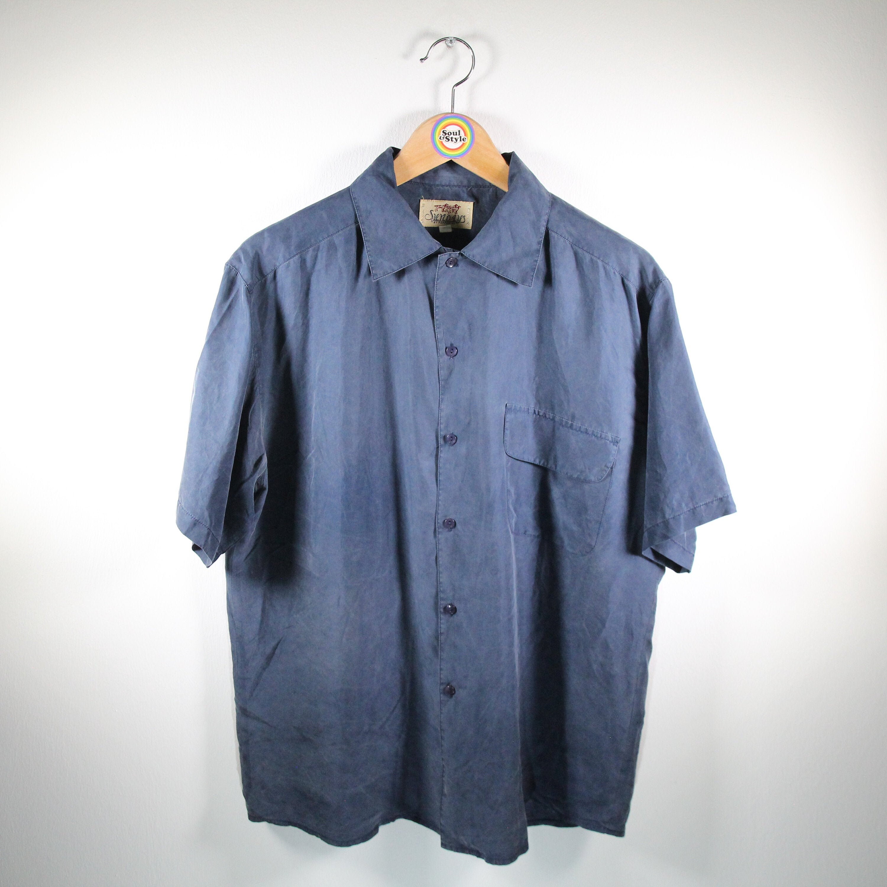 90s silk shirt