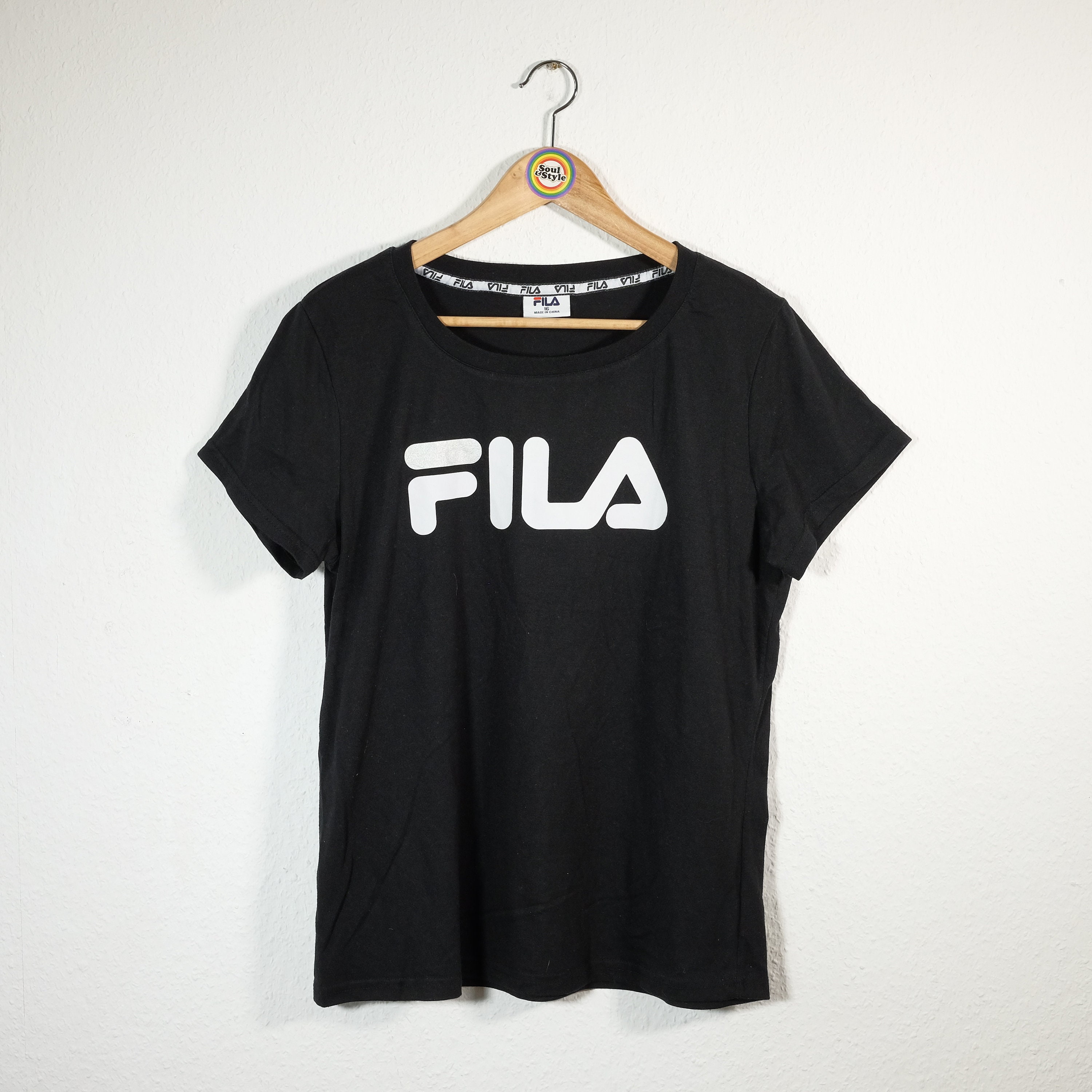 smog Sæbe Rejsende Vintage Fila T-shirt Size Woman L - Etsy