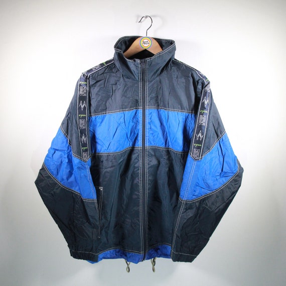 Vintage 90s Rain Jacket M Windbreaker 