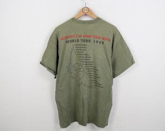 Vintage T-shirt Size XL Aerosmith World Tour 1999 Nothing