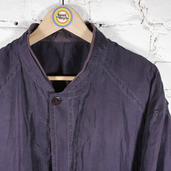 Buy Vintage 90s Silk Blouson Size XL Online in India - Etsy