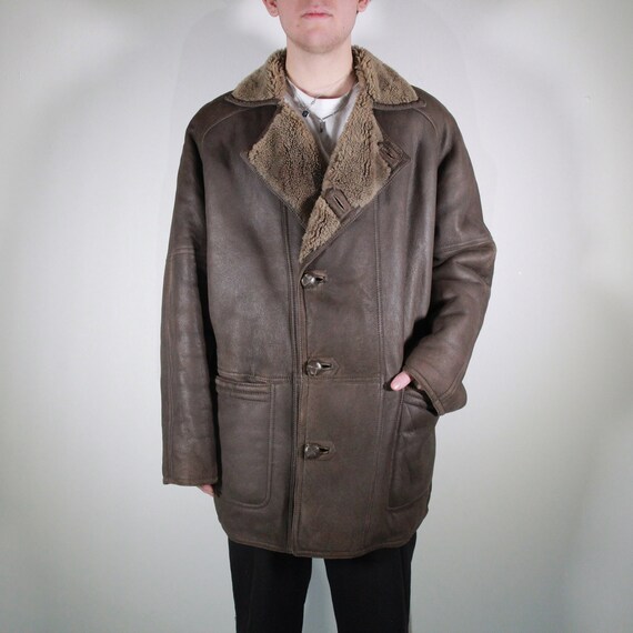 Vintage 80s 90s Lambskin Coat Leather Jacket Size L-xl - Etsy Israel
