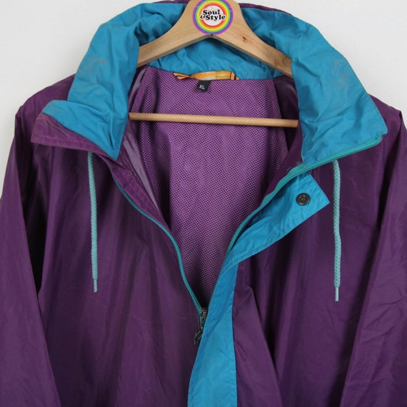 Vintage 90s K-WAY rain jacket slip jacket XL wind… - image 5