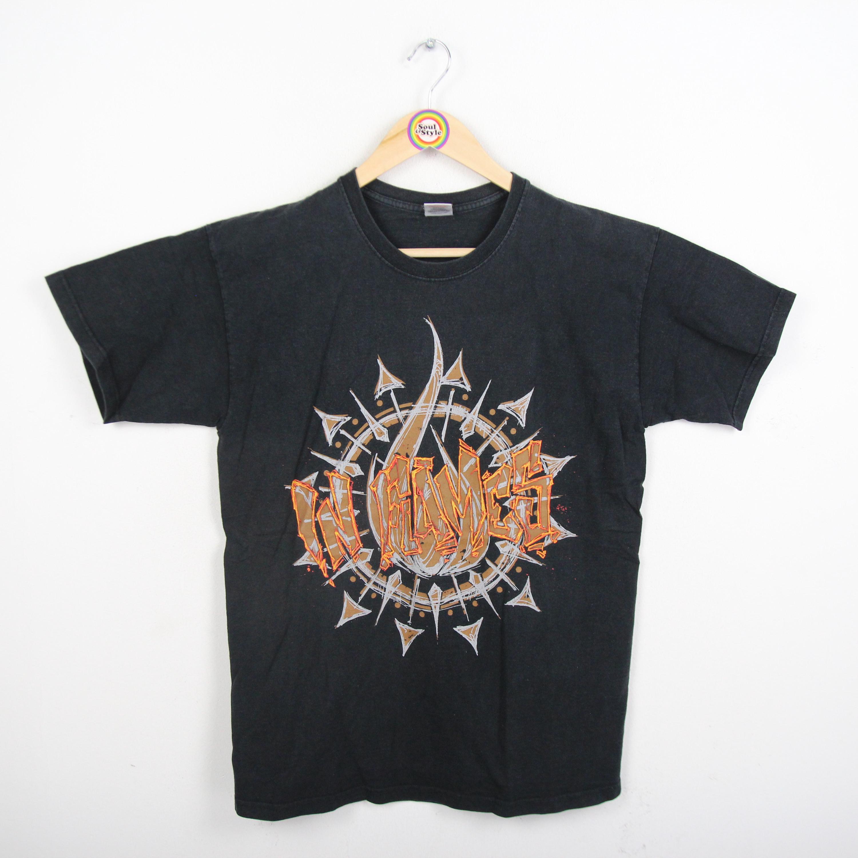 Vintage T-Shirt Size M In Flames Band Tee 2000 00's