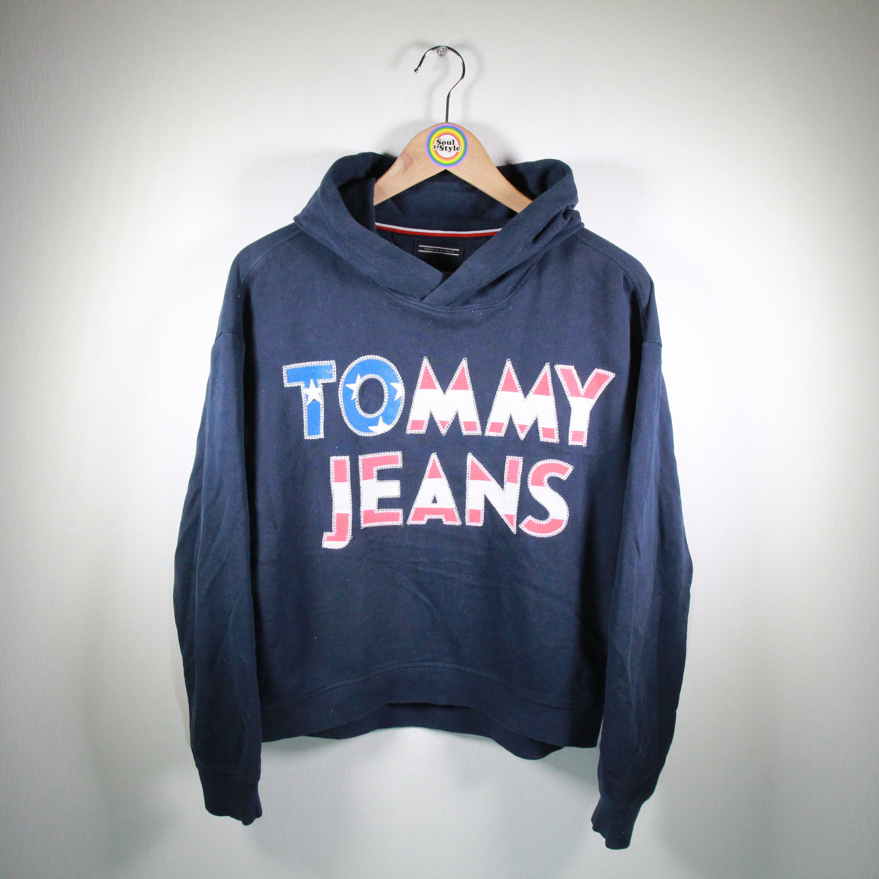 Vintage 90s Sweatshirt Hoodie S Tommy Jeans - Etsy