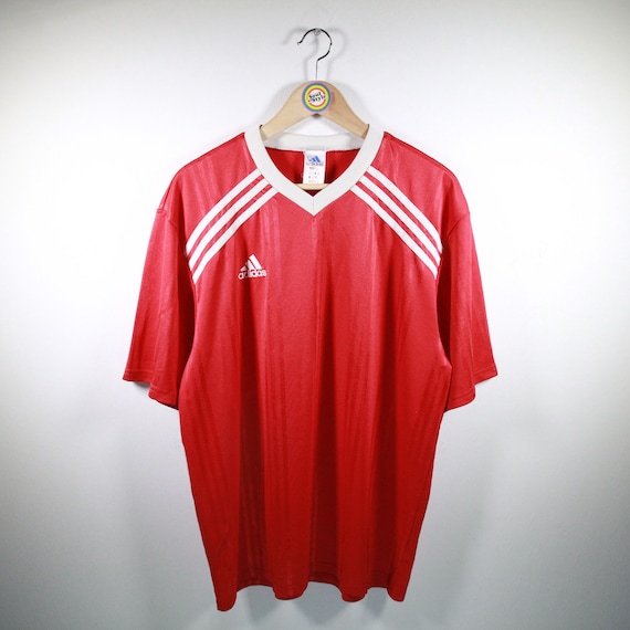 Vintage ADIDAS 90s Football Soccer Jersey Shirt Red Mens Sz XL -  Israel