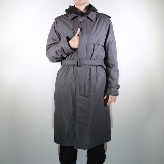 ヴィンテージ】トレンチコート ジャケット グレー L バーバリーズ