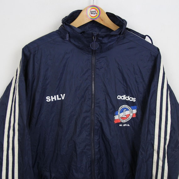 Vintage 90s Adidas Rain Jacket M (D5/F174) Windbreaker