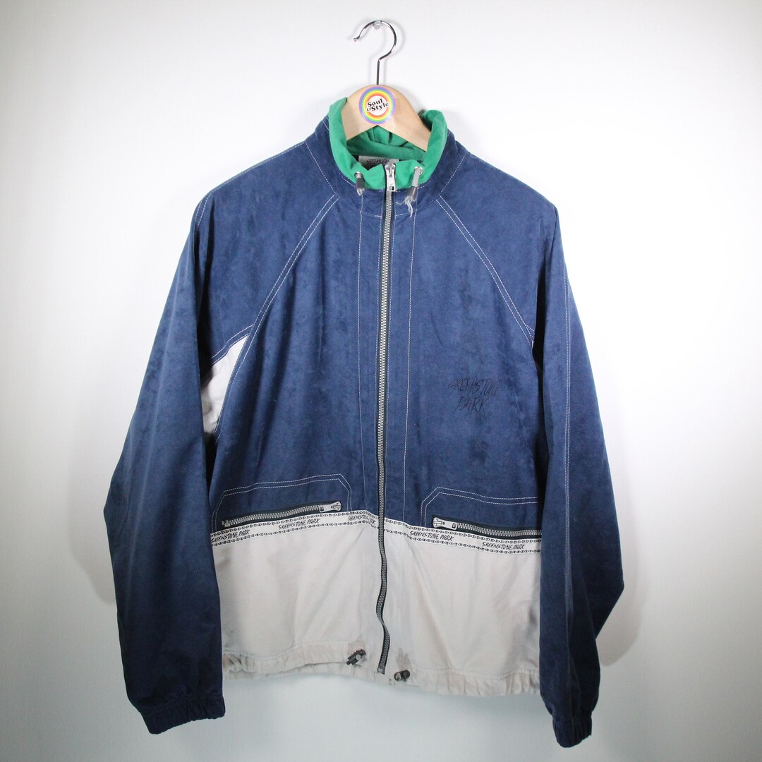 Vintage 90s Windbreaker Sports Jacket M 