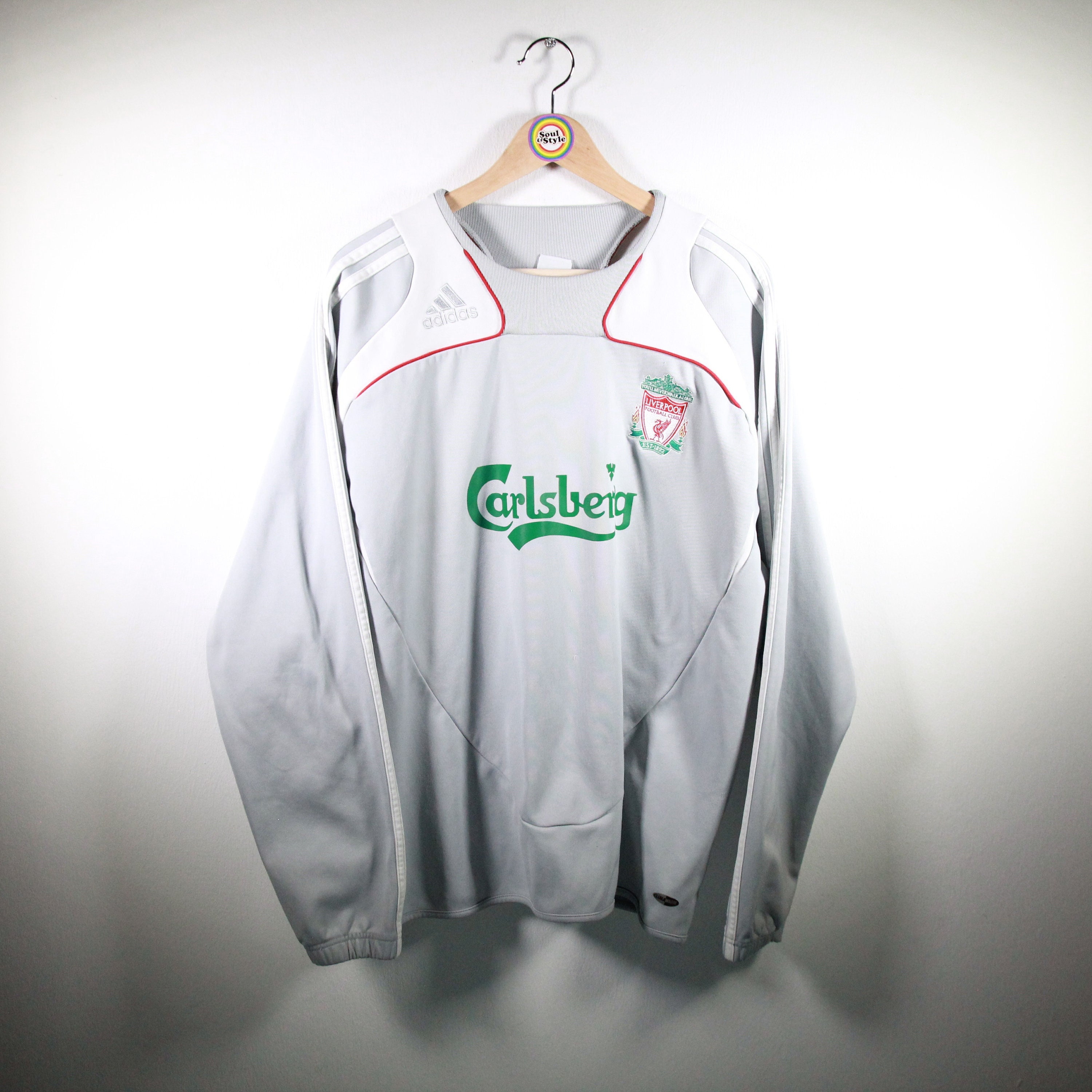 Vintage Liverpool Long Sleeve Jersey Sweater Size L Adidas - Etsy