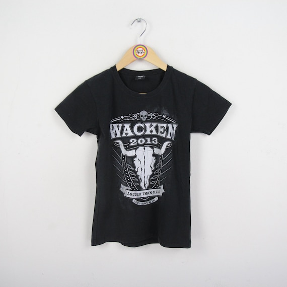 Vintage T-shirt, Size S (women's Size), Wacken 2013 - Etsy