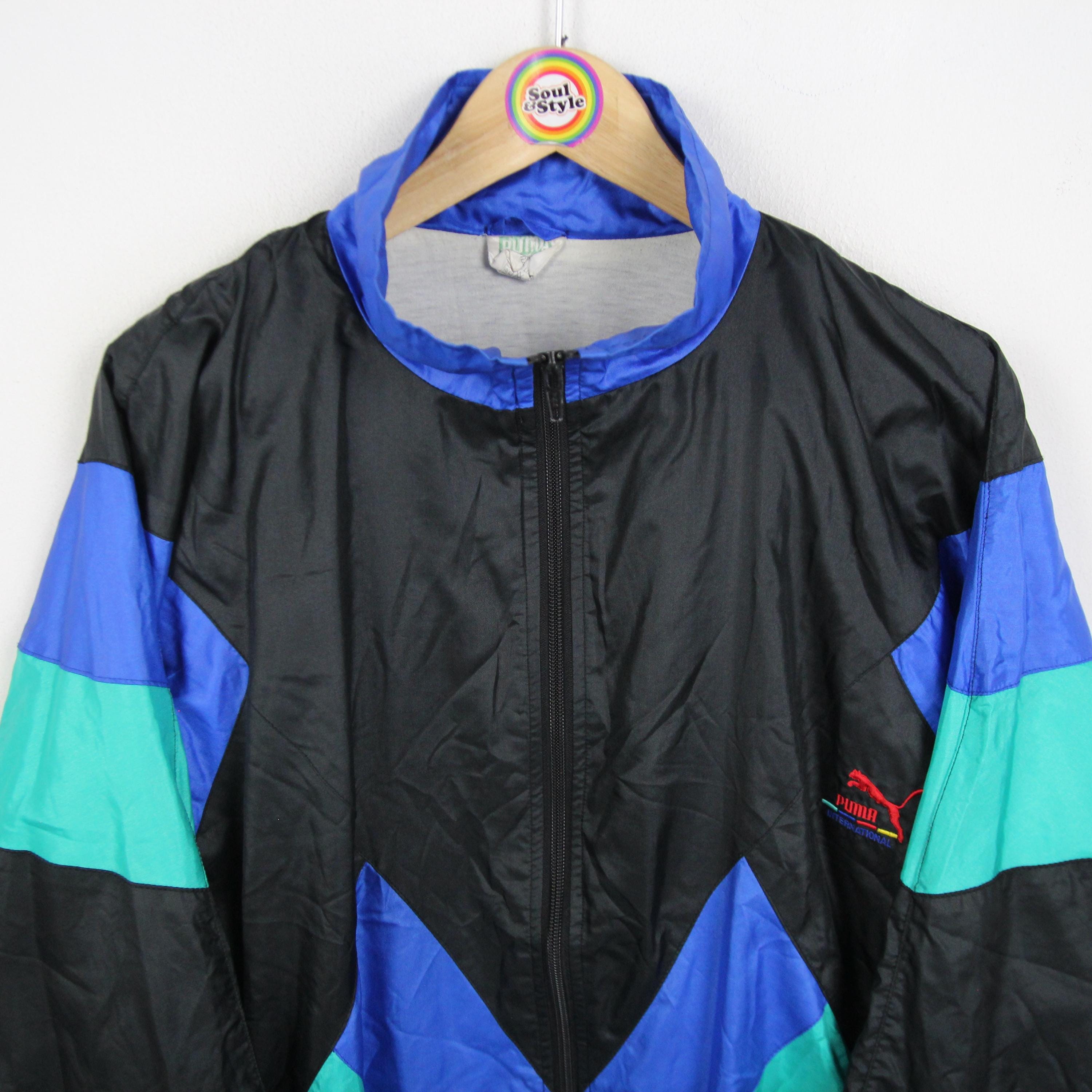 Vintage 90s Sports Jacket M Puma Training Jacket Sports Parka - Etsy
