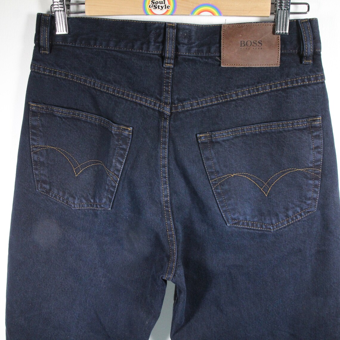 Vintage Hugo Boss Denim Jeans Size W30 L30 80s 90s | Etsy