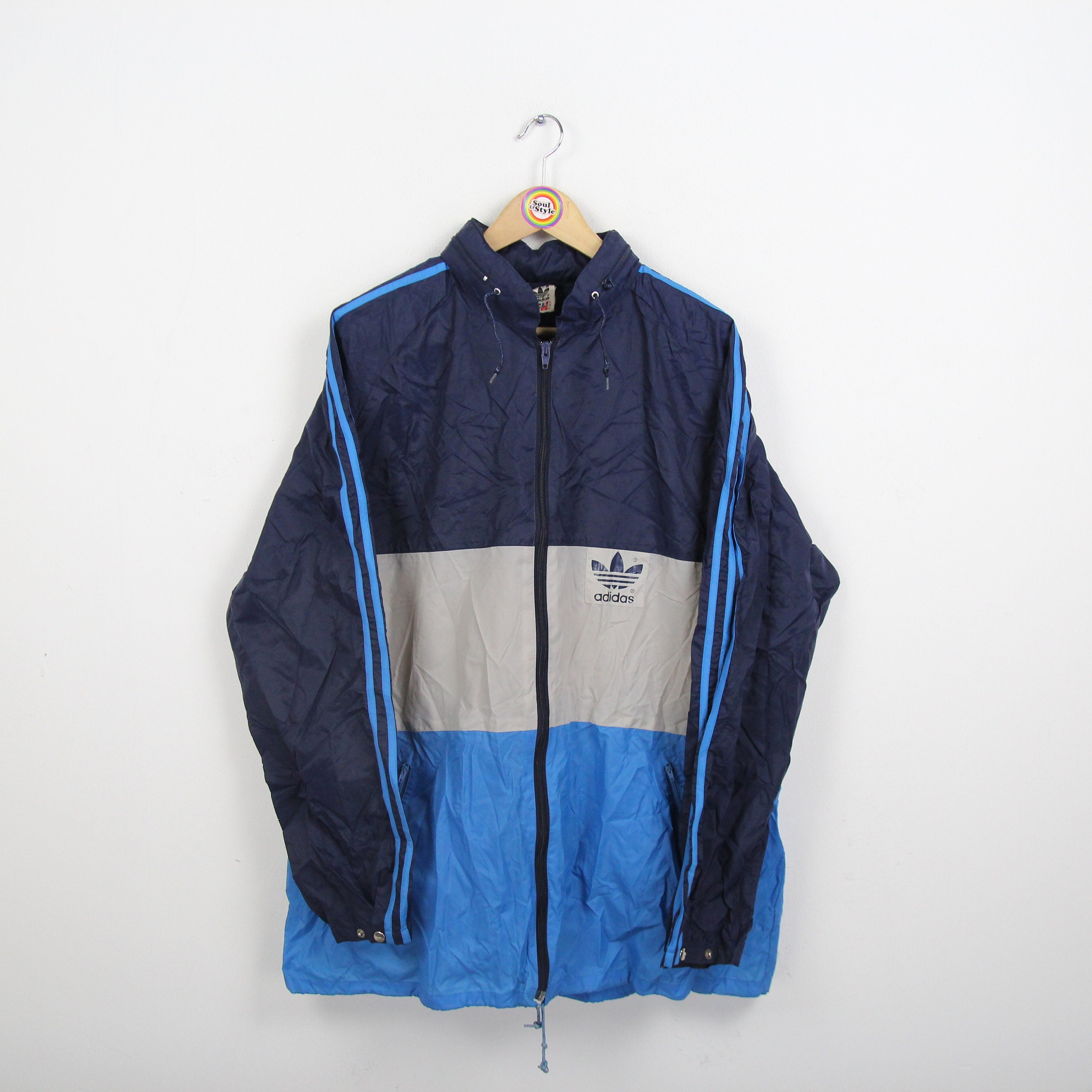 Buy Vintage 90s Rain Jacket L Windbreaker Online in India - Etsy